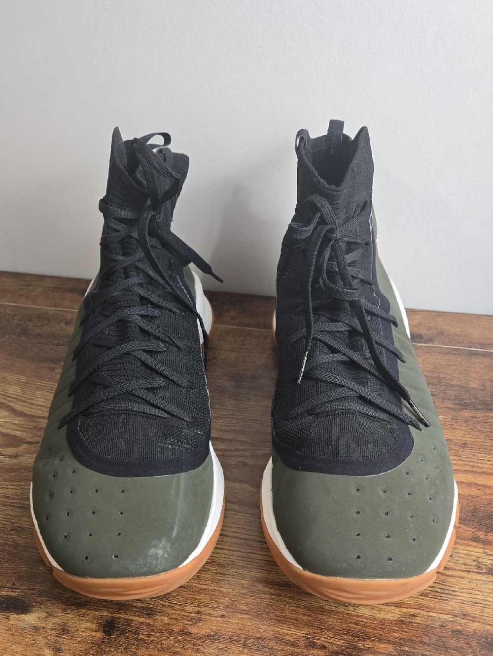 Under Armour Curry 4 Retro Stephen UA Mens 13 Green Black Basketball Sneakers